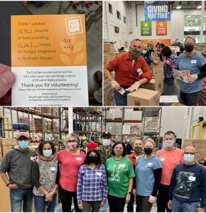 November 20- DCMS Members Volunteer again at the Northern Illinois Food Bank